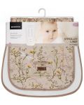 Подложка за количка KikkaBoo - Secret Garden, Beige - 3t